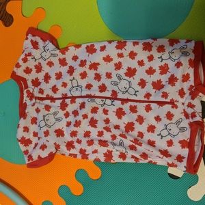 6-12m maple leaf jumpsuit 🍁